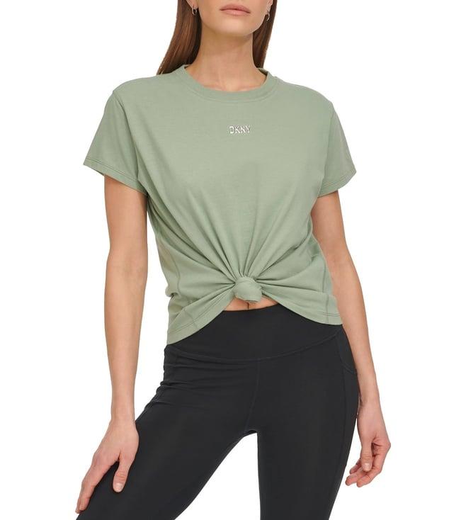 dkny green regular fit t-shirt