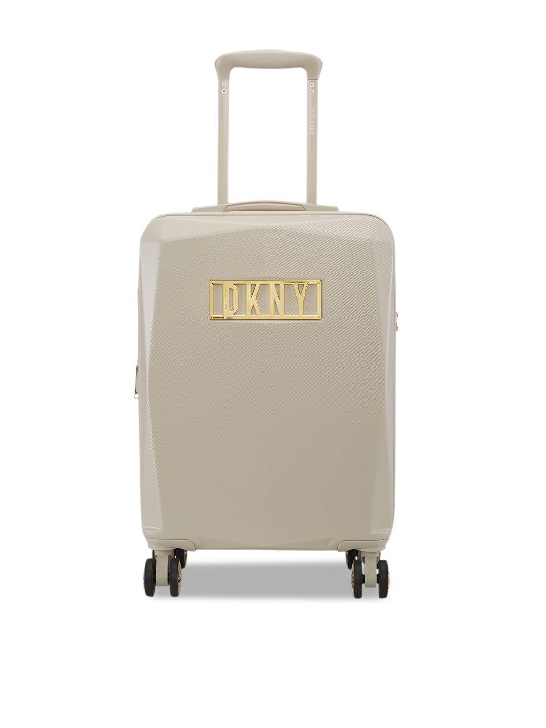 dkny hard-sided cabin trolley bag