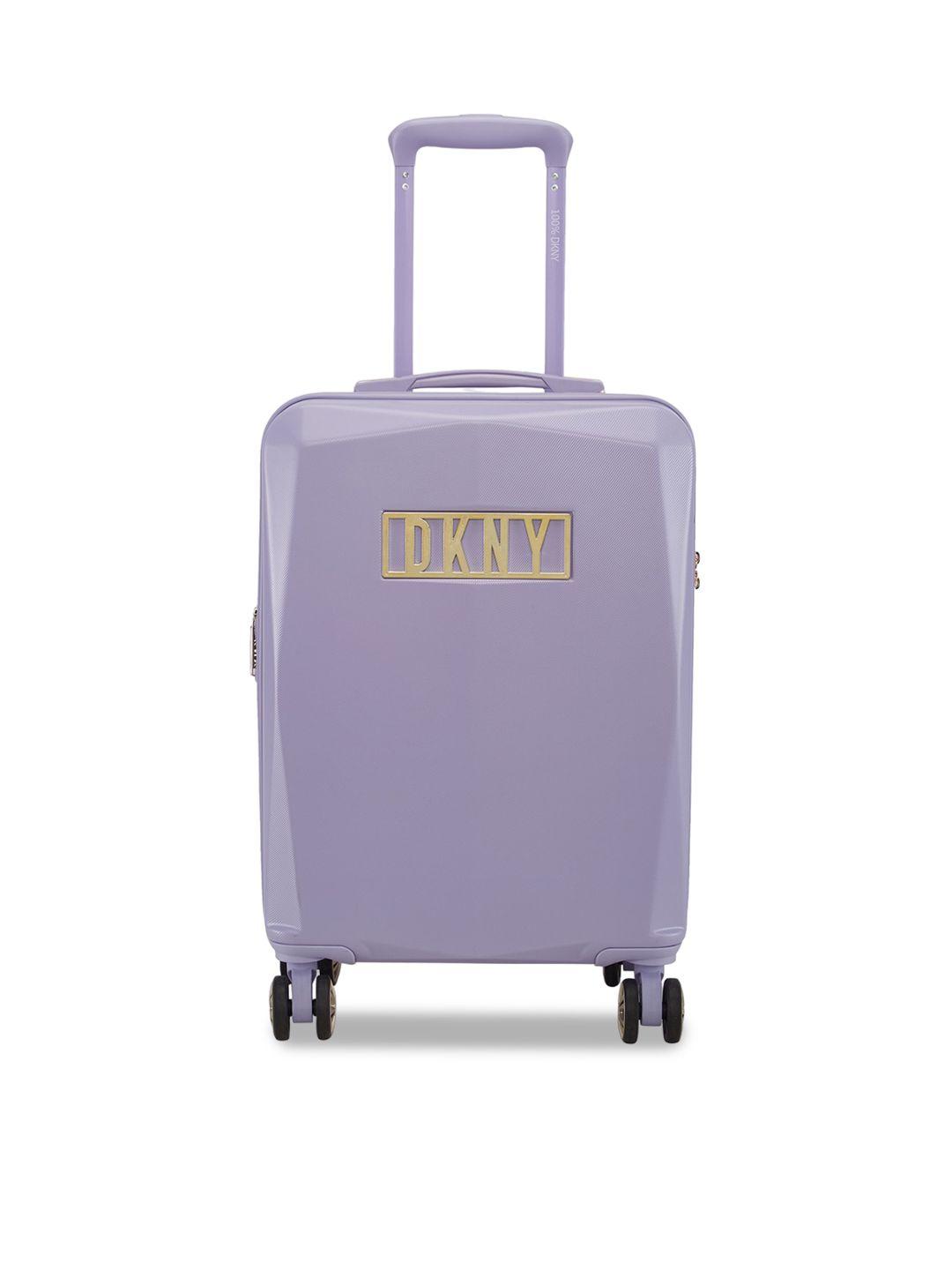 dkny hard-sided cabin trolley bag