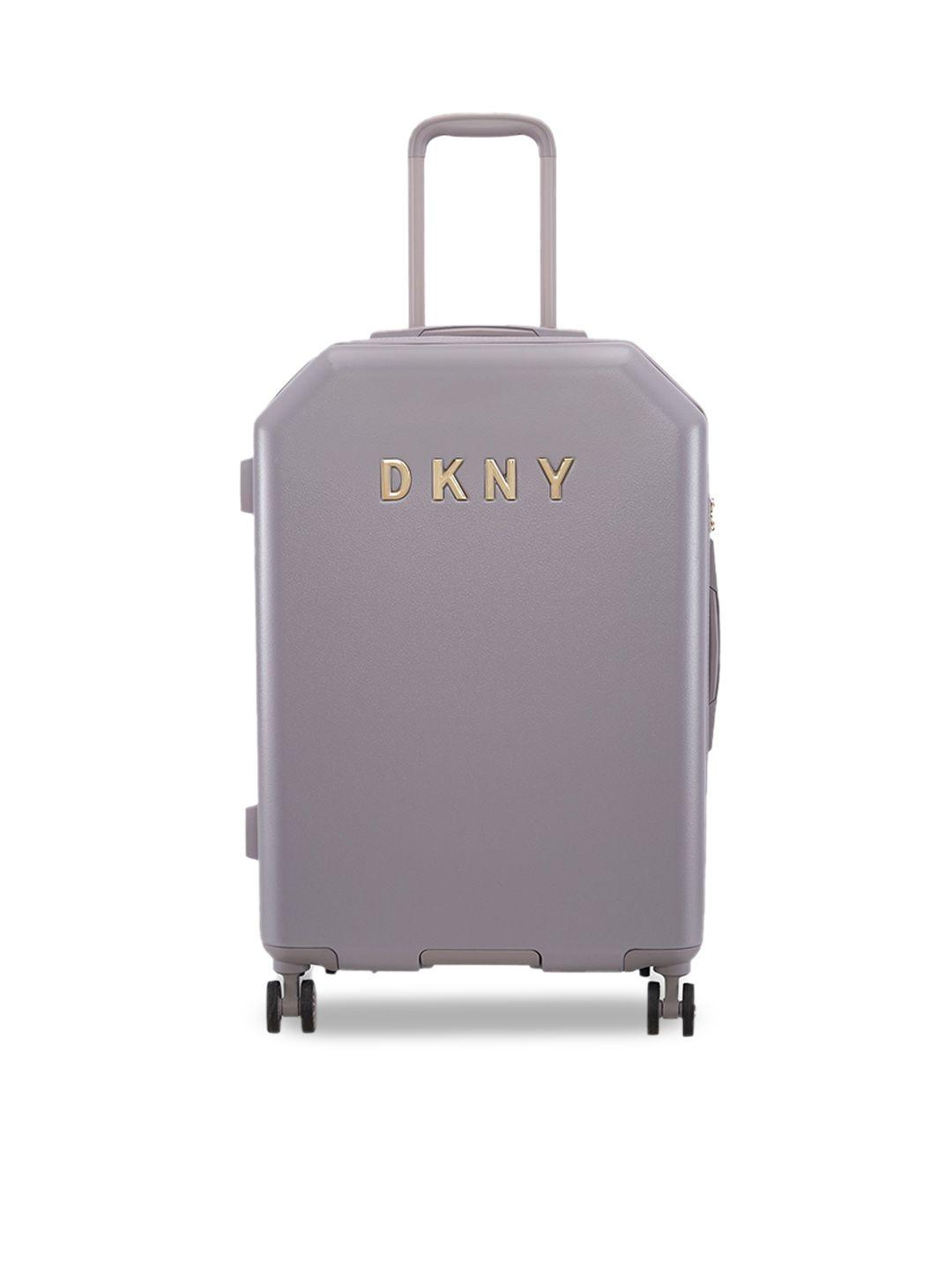 dkny hard-sided medium trolley bag