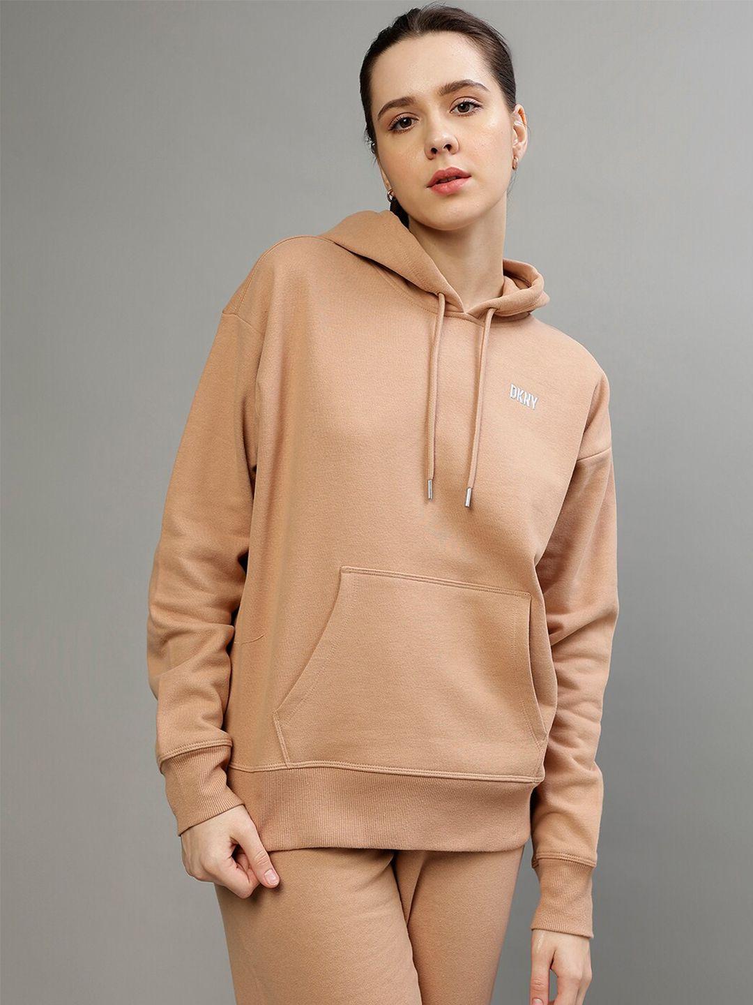 dkny long sleeves hooded pullover