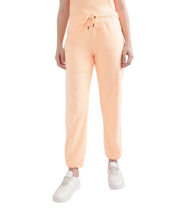 dkny orange fashion regular fit joggers