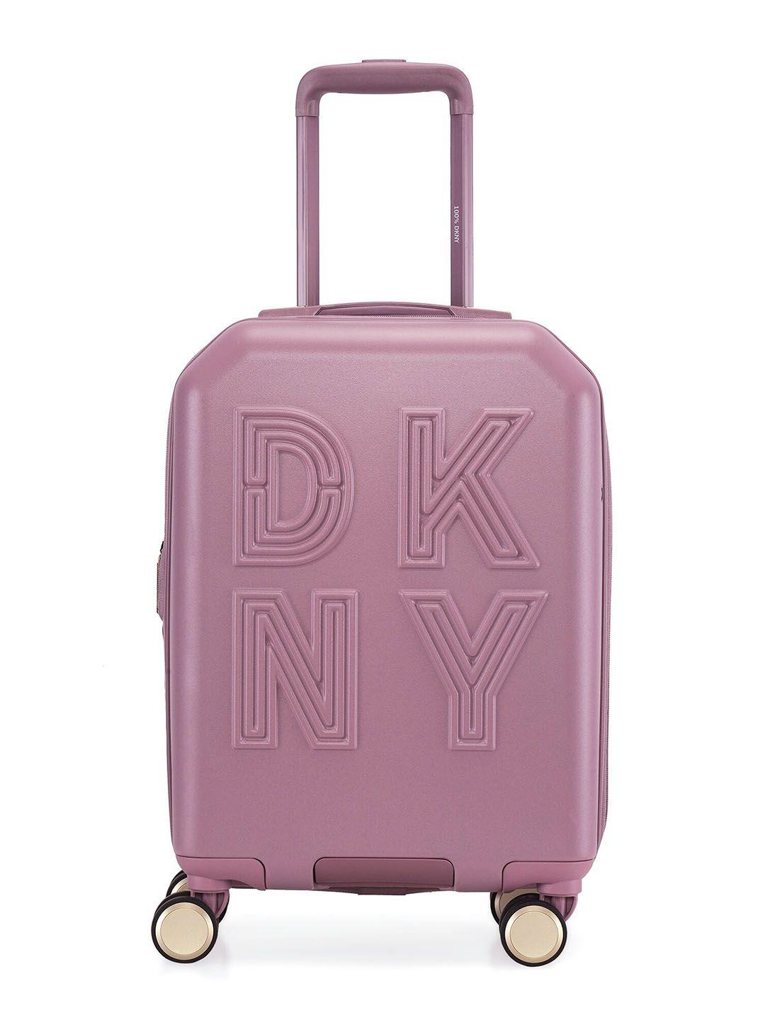dkny remix range textured hard-sided cabin trolley bag
