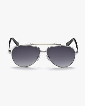 dl0238 full-rim uv-protected aviator sunglasses