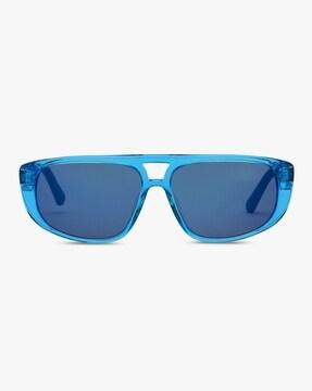 dl0306 54 uv-protected rectangular sunglasses