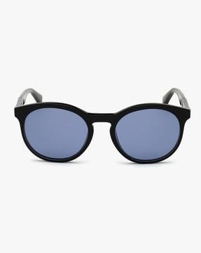 dl0310 uv-protected round sunglasses