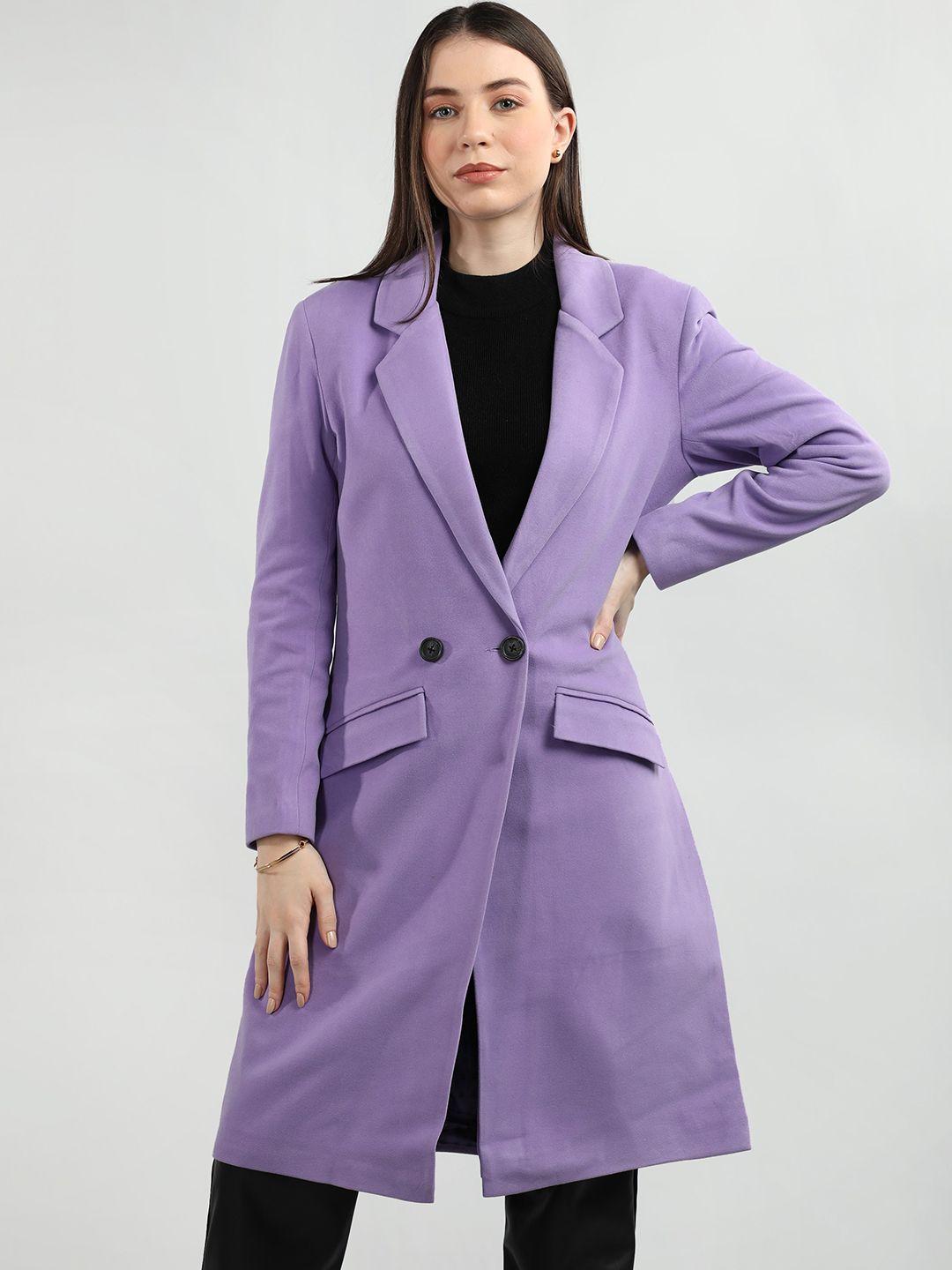 dlanxa double breasted woolen overcoat