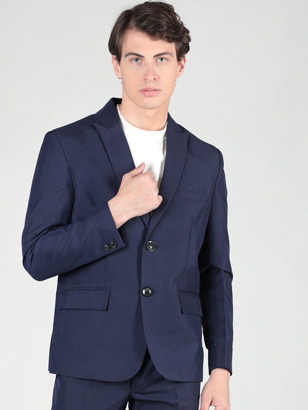 dlanxa men slim-fit single breasted blazer