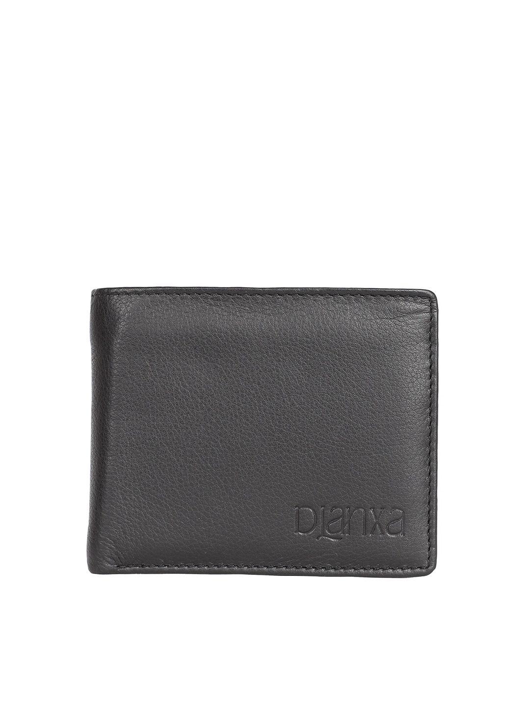 dlanxa men textured pu two fold wallet