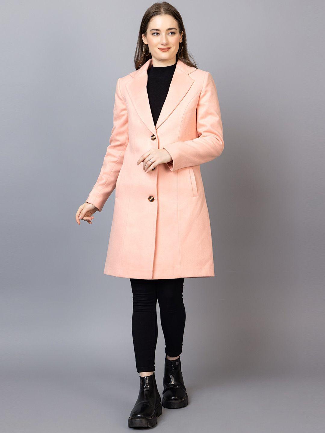 dlanxa notched lapel collar woolen winter single breasted overcoat