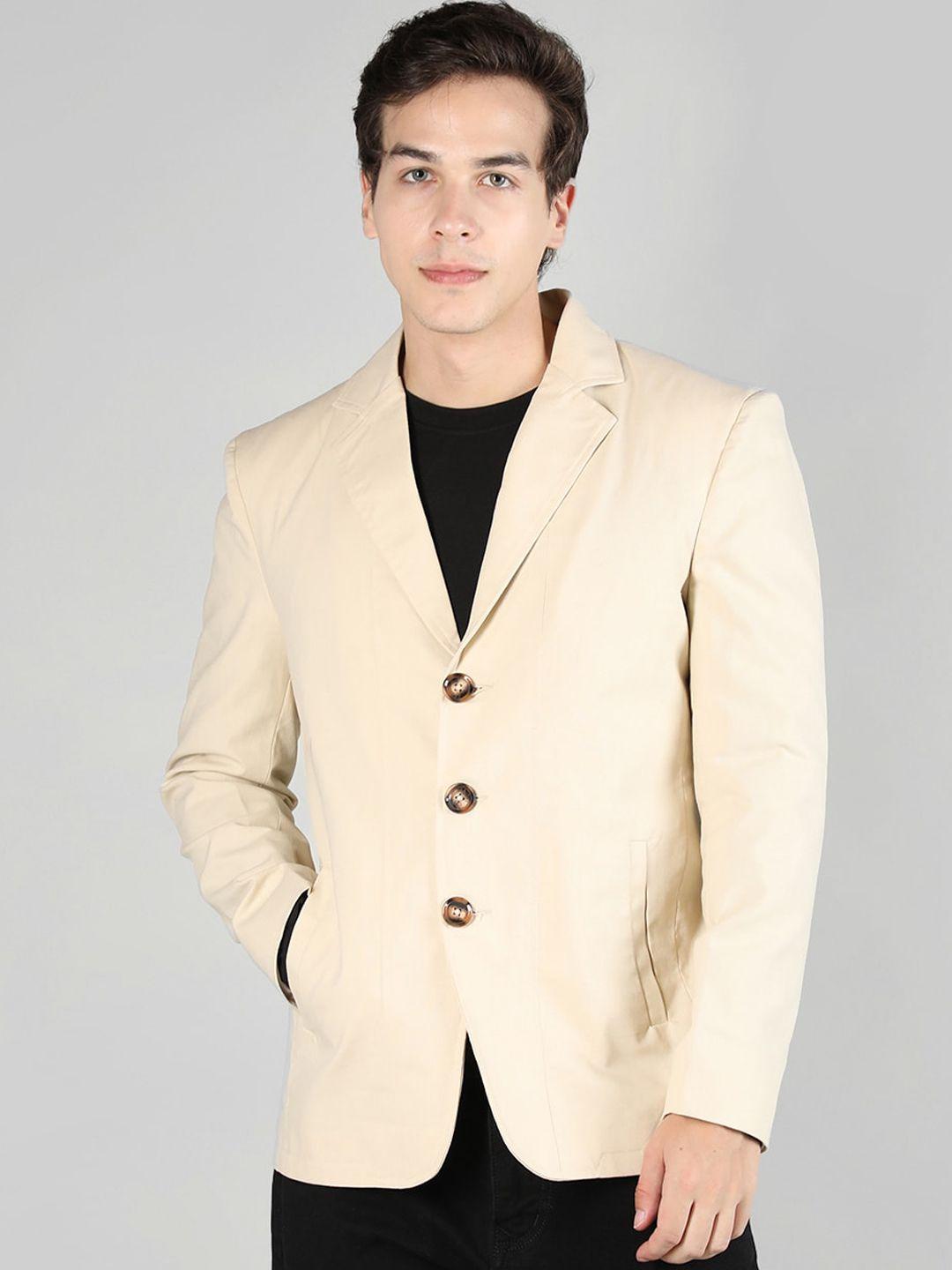 dlanxa slim-fit single-breasted linen casual blazer