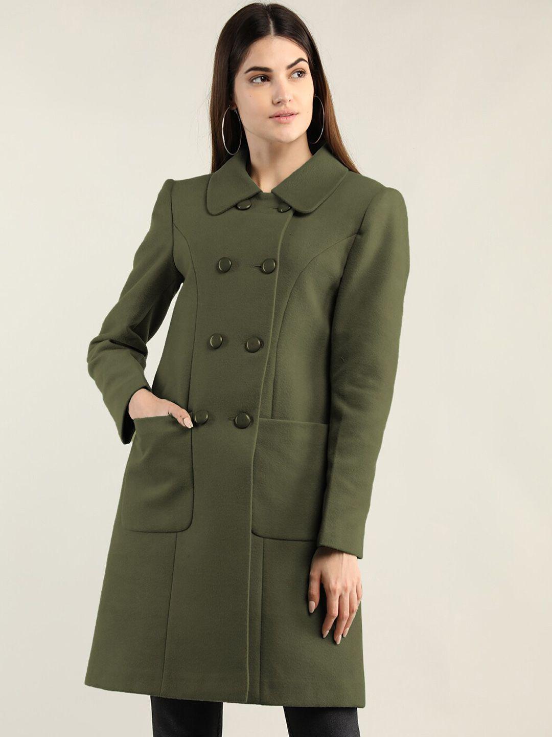 dlanxa women double-breasted winter overcoat