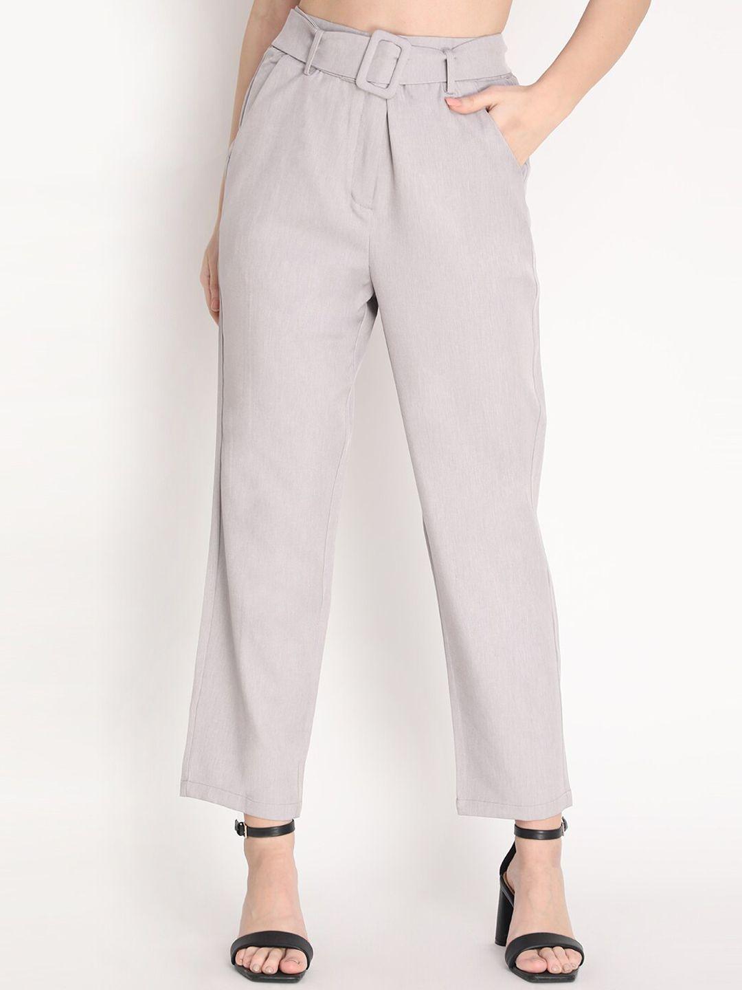 dlanxa women grey trousers