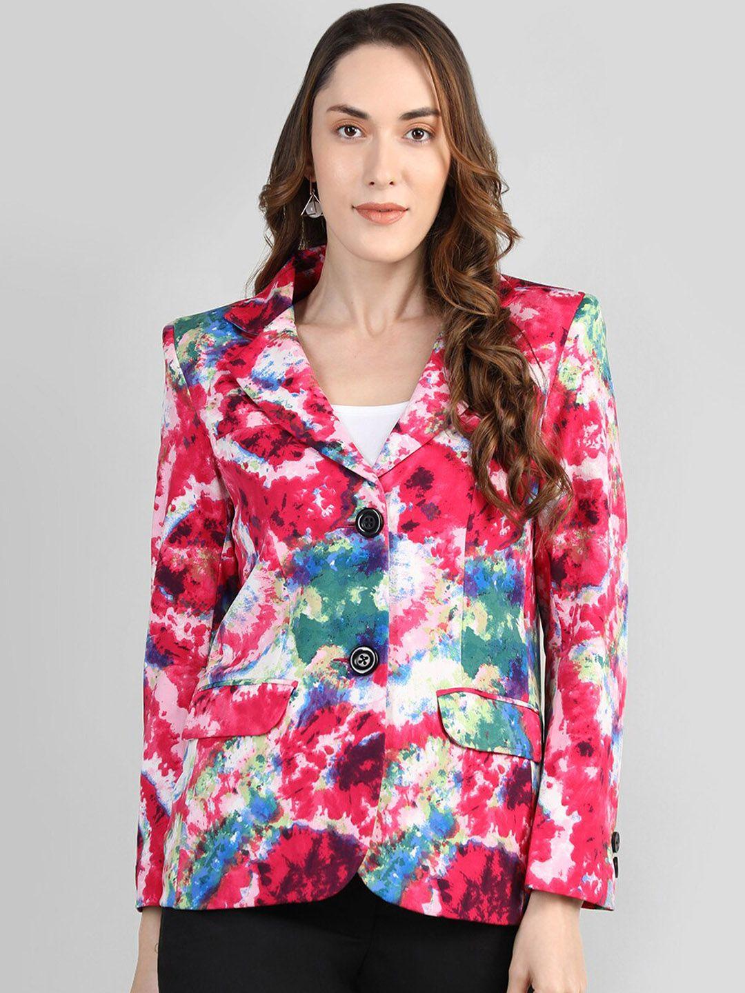 dlanxa women printed double-breasted overcoat