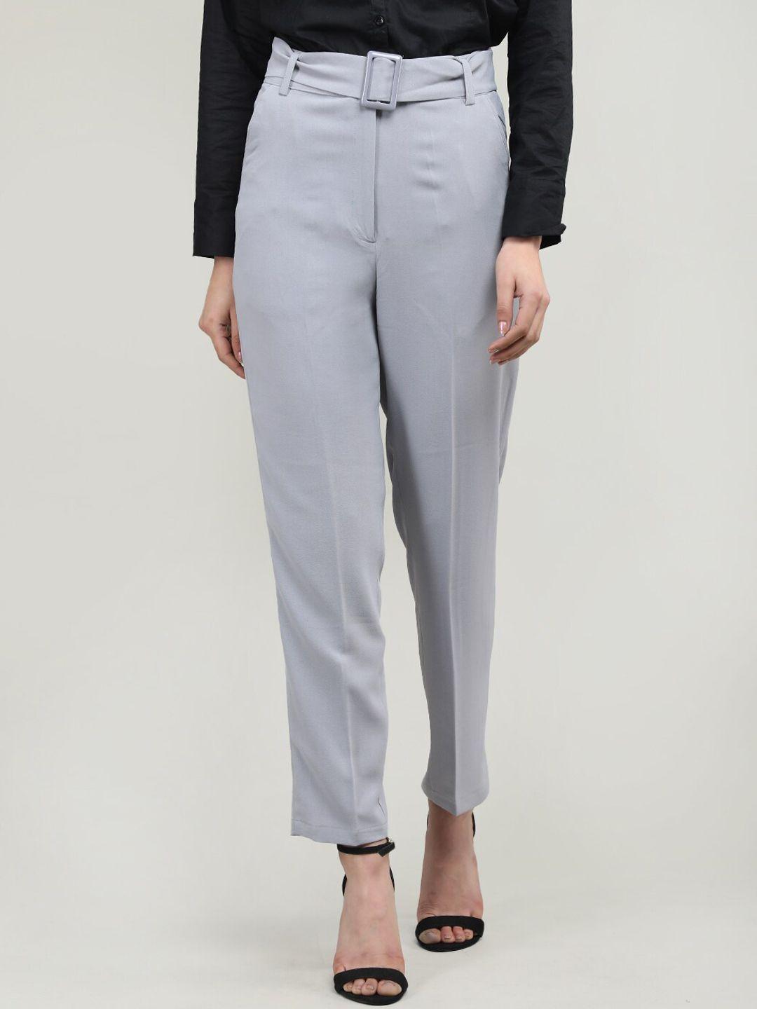 dlanxa women regular fit formal trousers