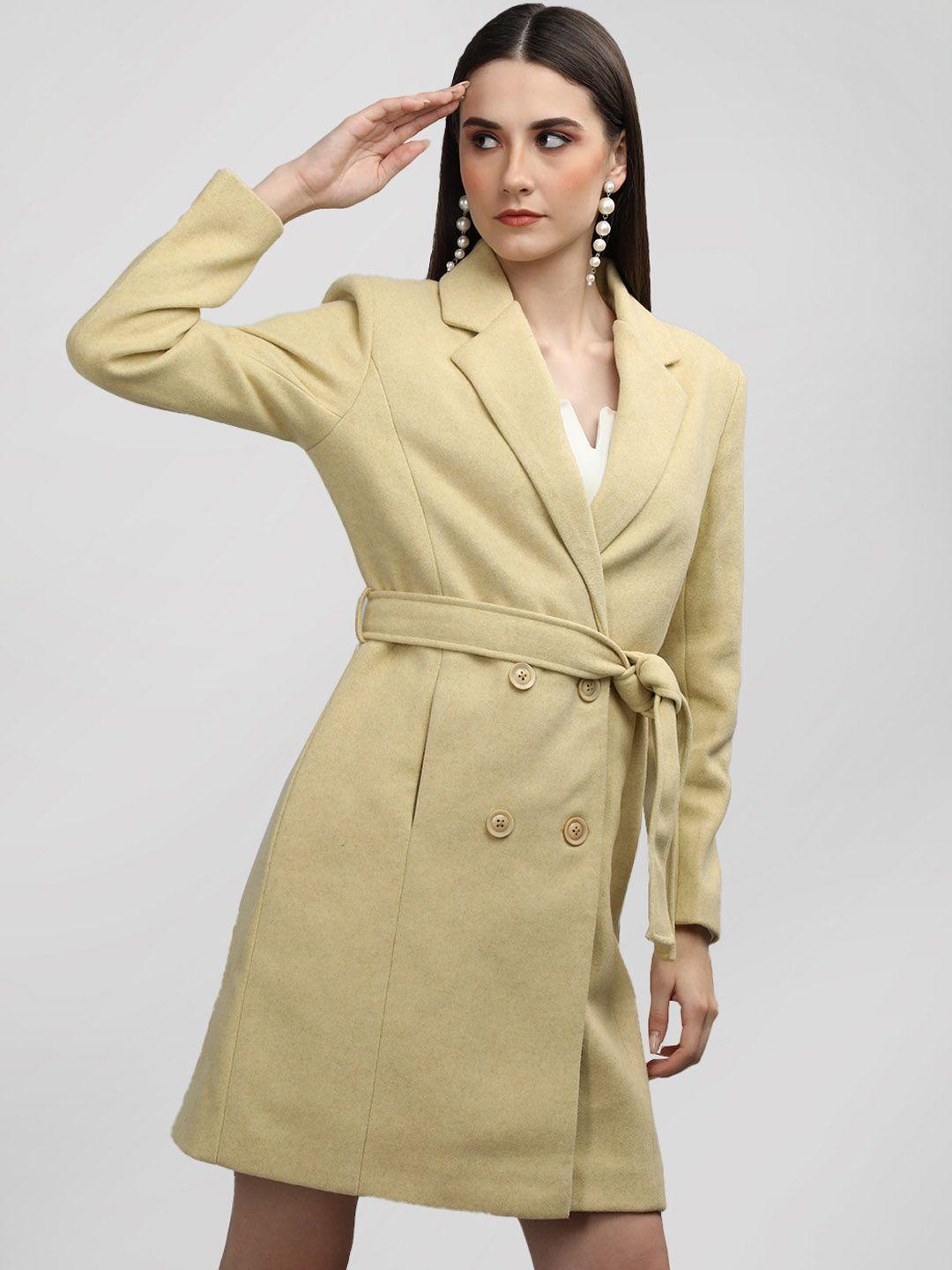dlanxa wool double-breasted stylish coat