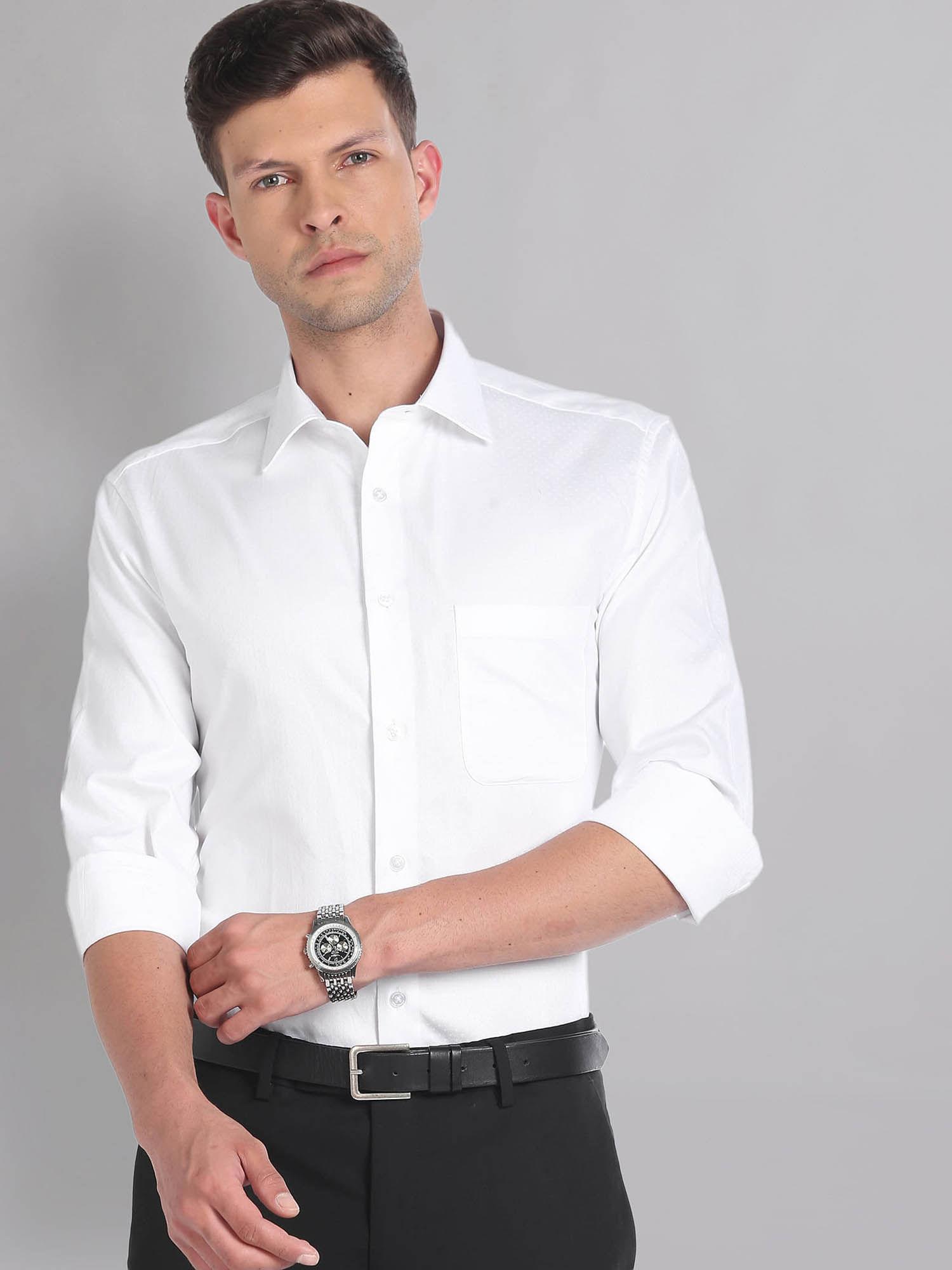 dobby regular fit shirt