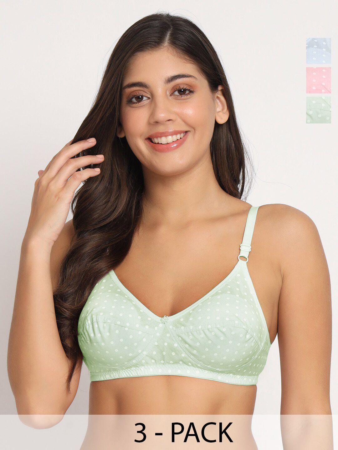 docare polka dot bra full coverage