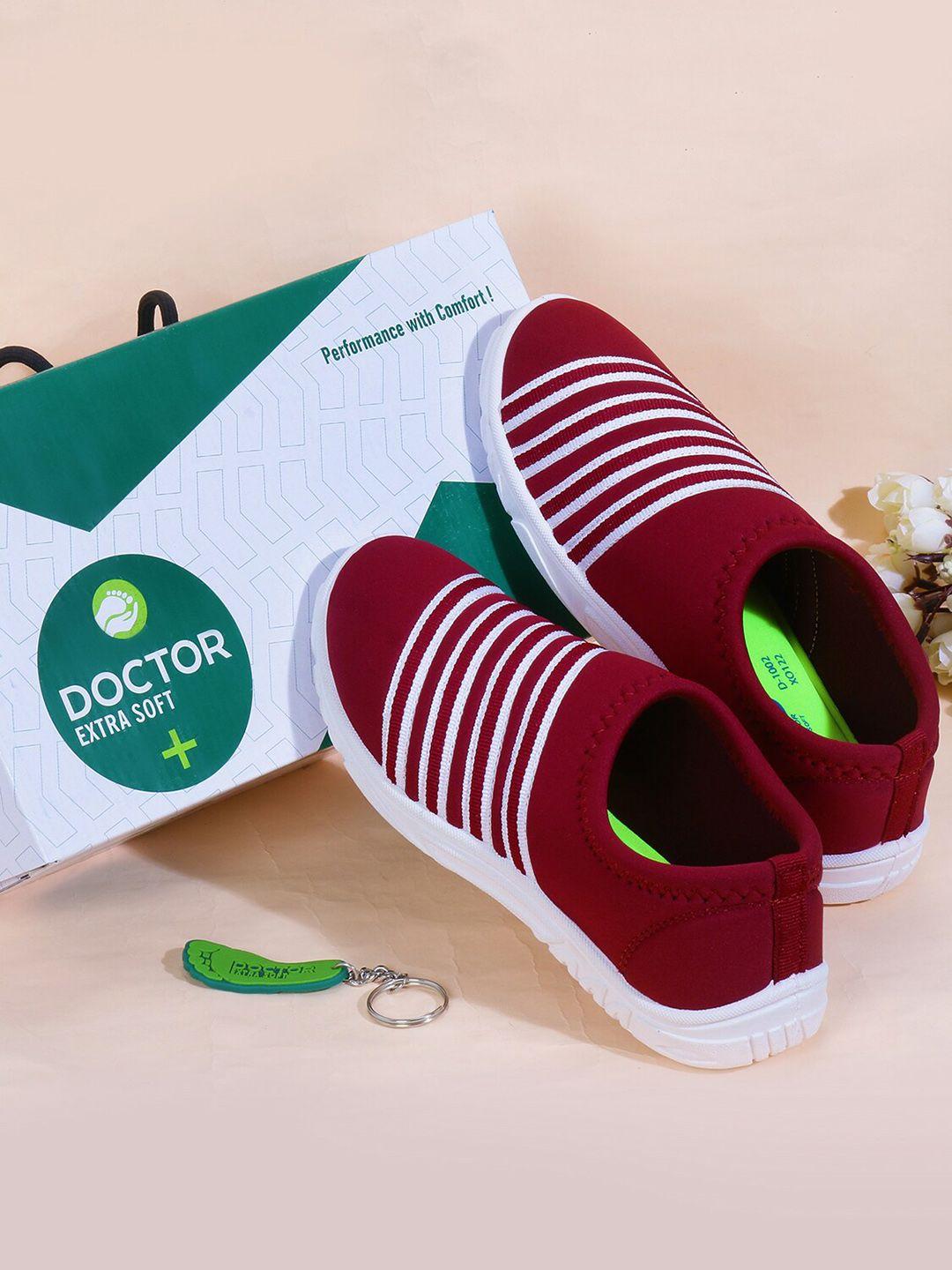 doctor extra soft women slip-on walking non-marking shoes