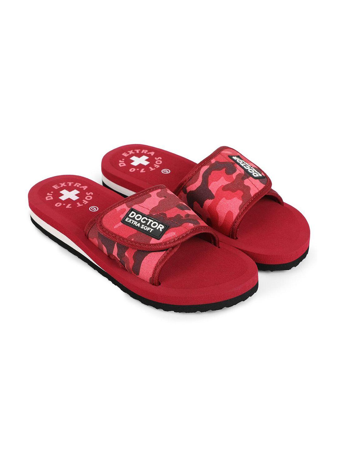 doctor extra soft women camouflage printed orthopedic non slip rubber sliders