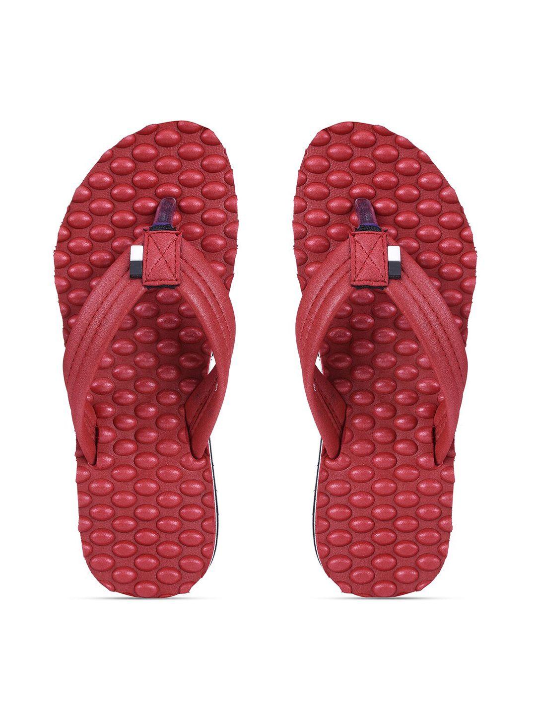 doctor extra soft women maroon rubber thong flip-flops