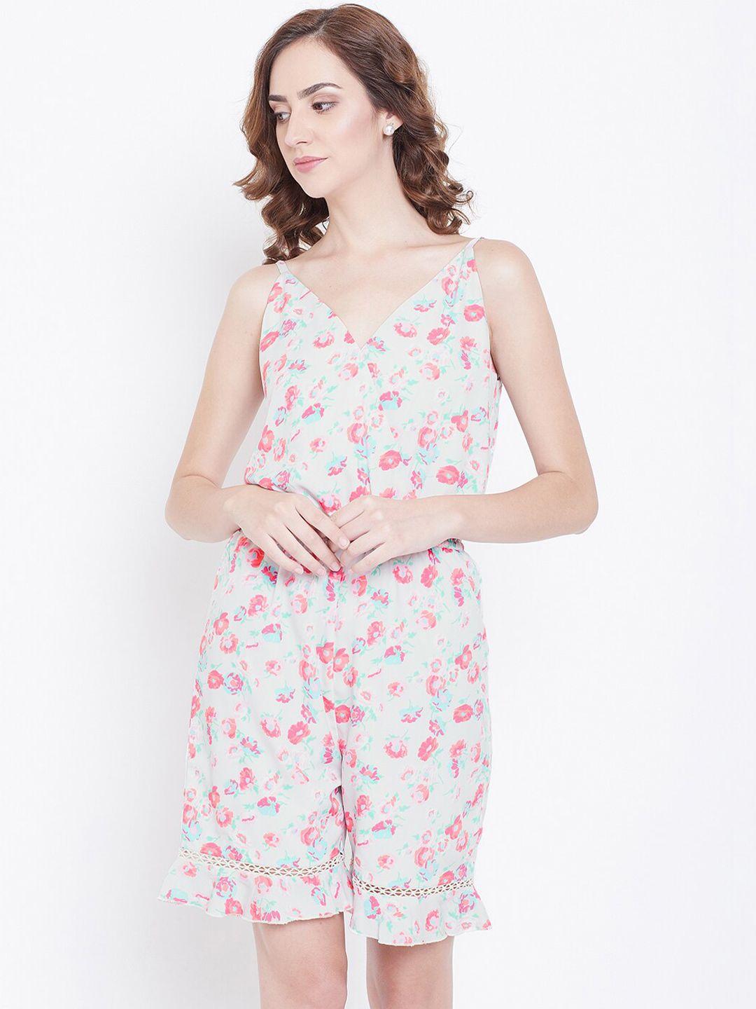 dodo & moa floral printed jumpsuit