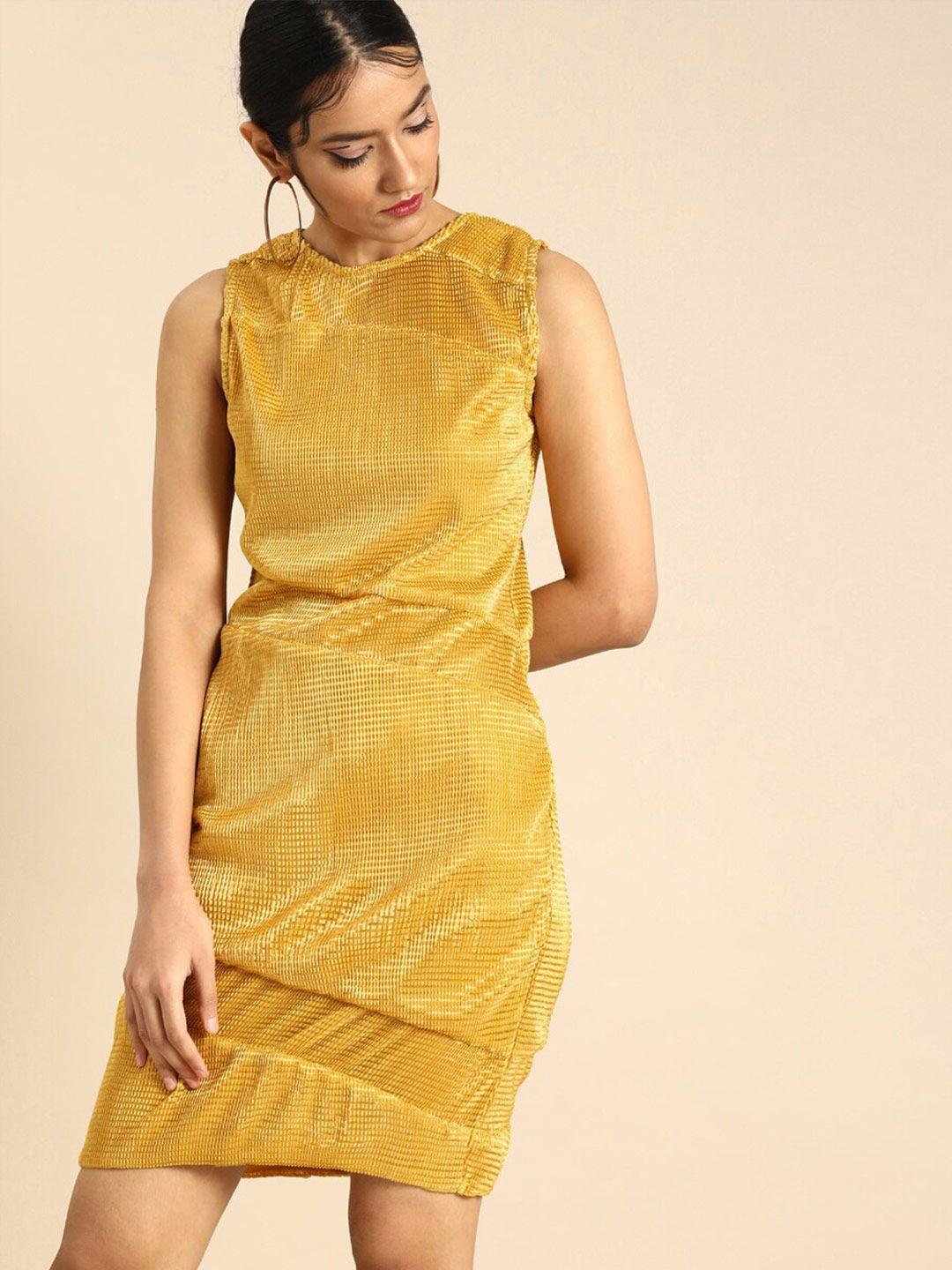 dodo & moa  crepe sheath dress