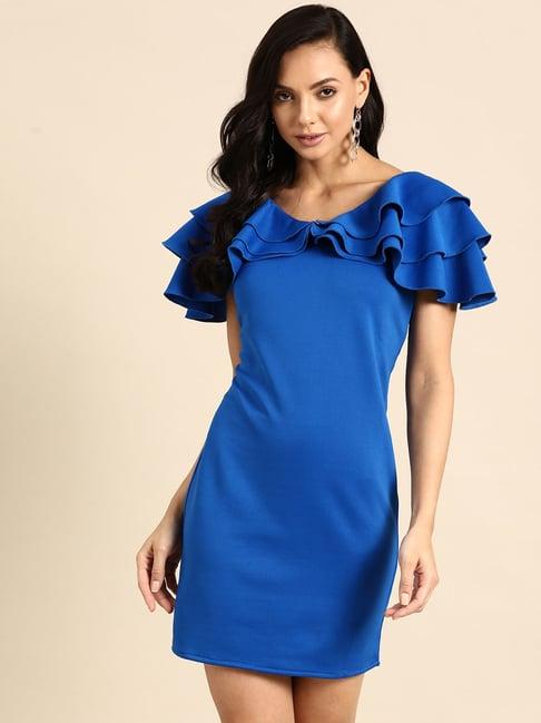 dodo & moa blue shift dress