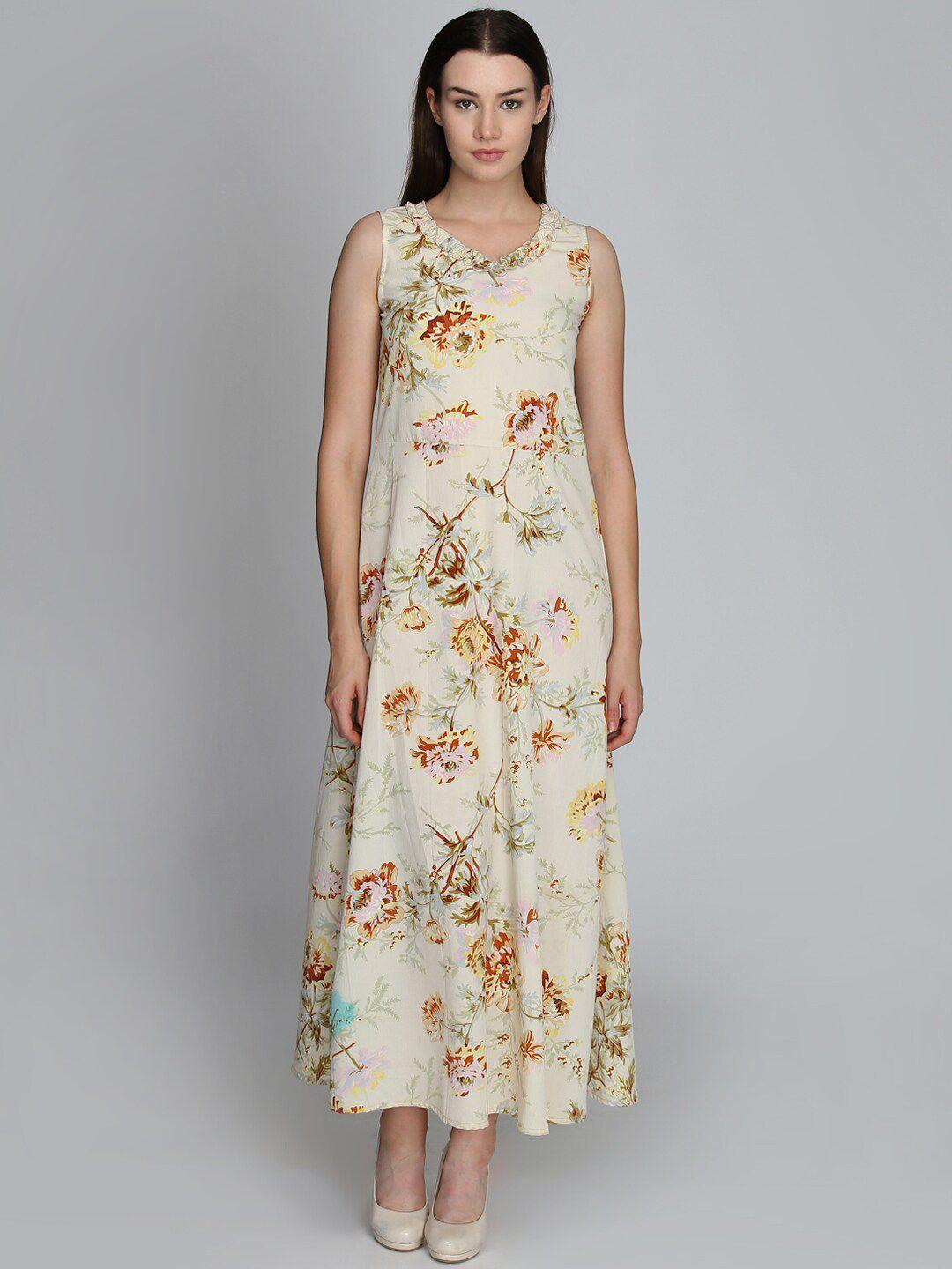 dodo & moa floral maxi dress