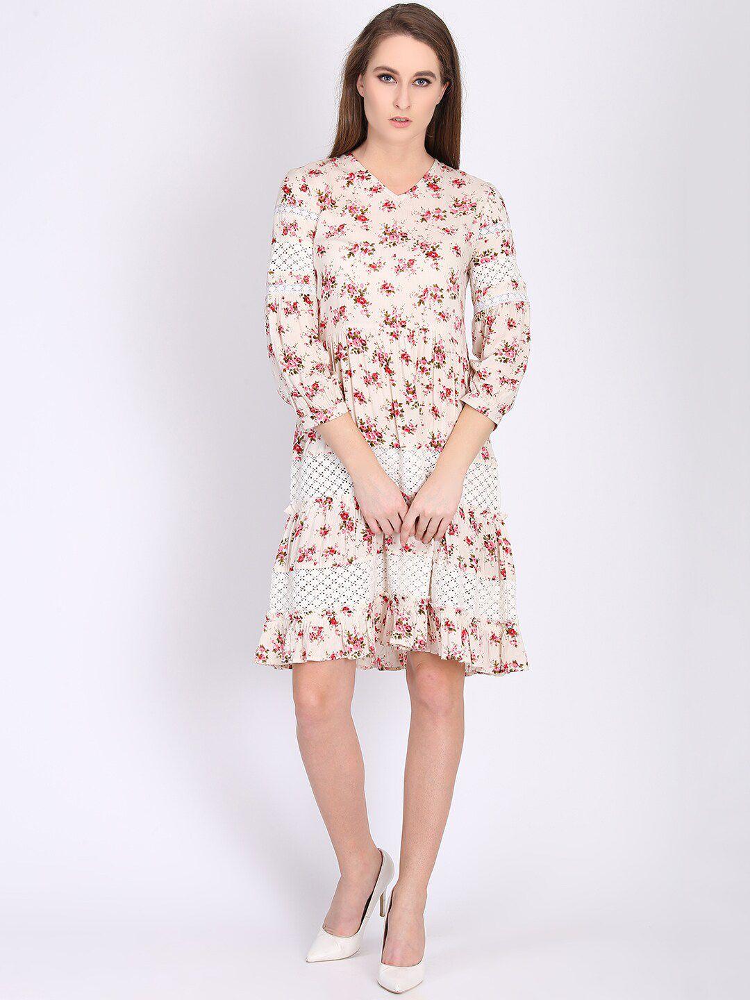 dodo & moa floral printed dress