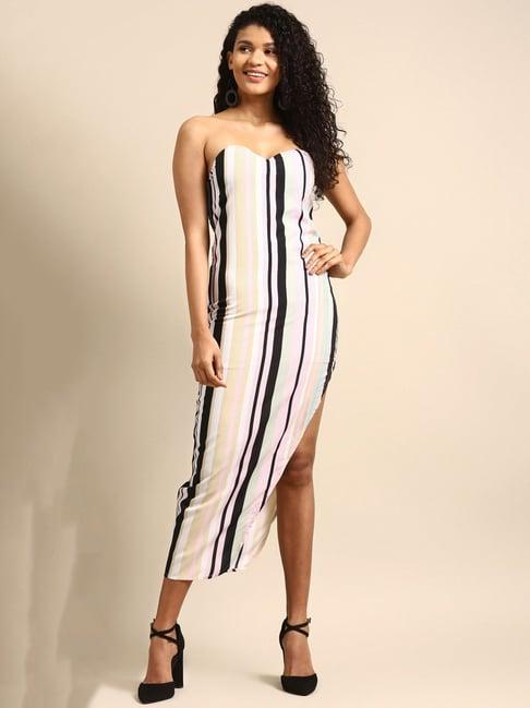 dodo & moa multicolor bodycon dress