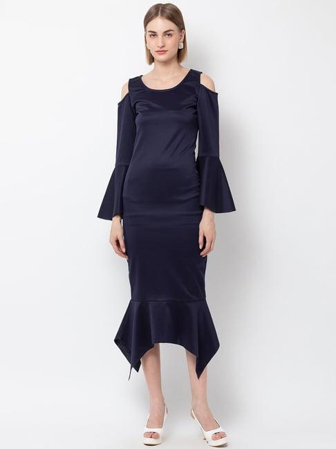 dodo & moa navy sheath dress