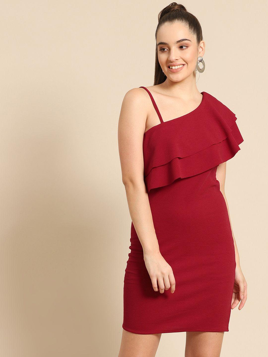 dodo & moa red sheath dress