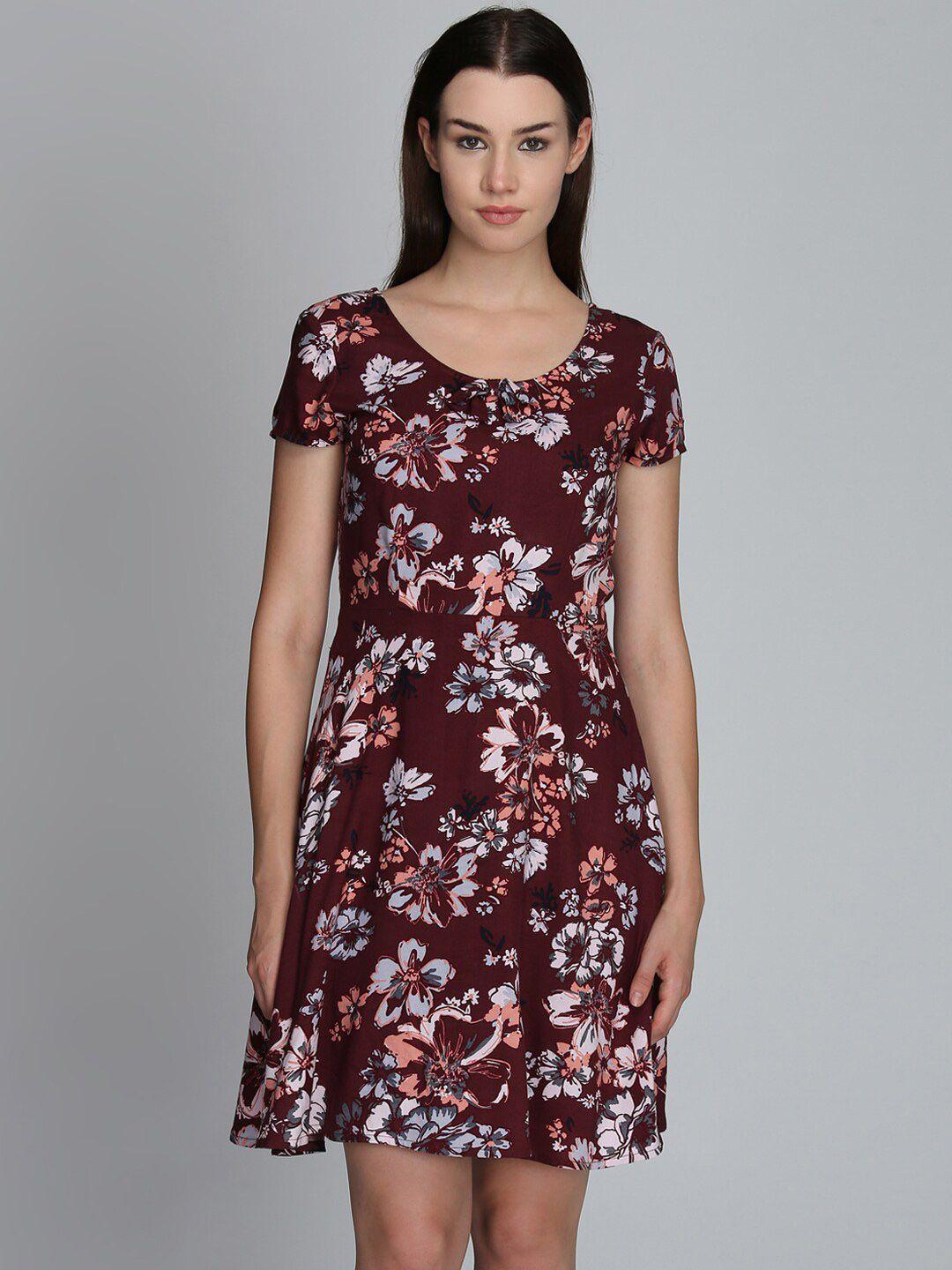 dodo & moa round neck floral dress