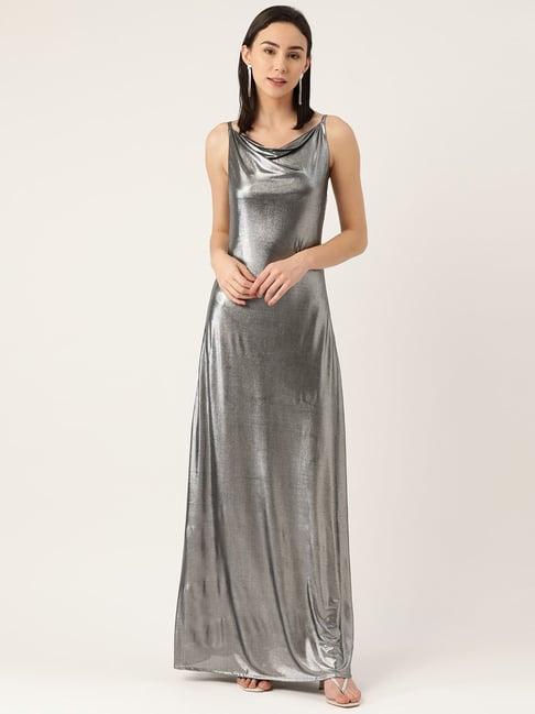 dodo & moa silver maxi dress