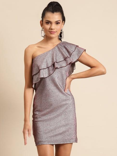 dodo & moa silver pink shift dress