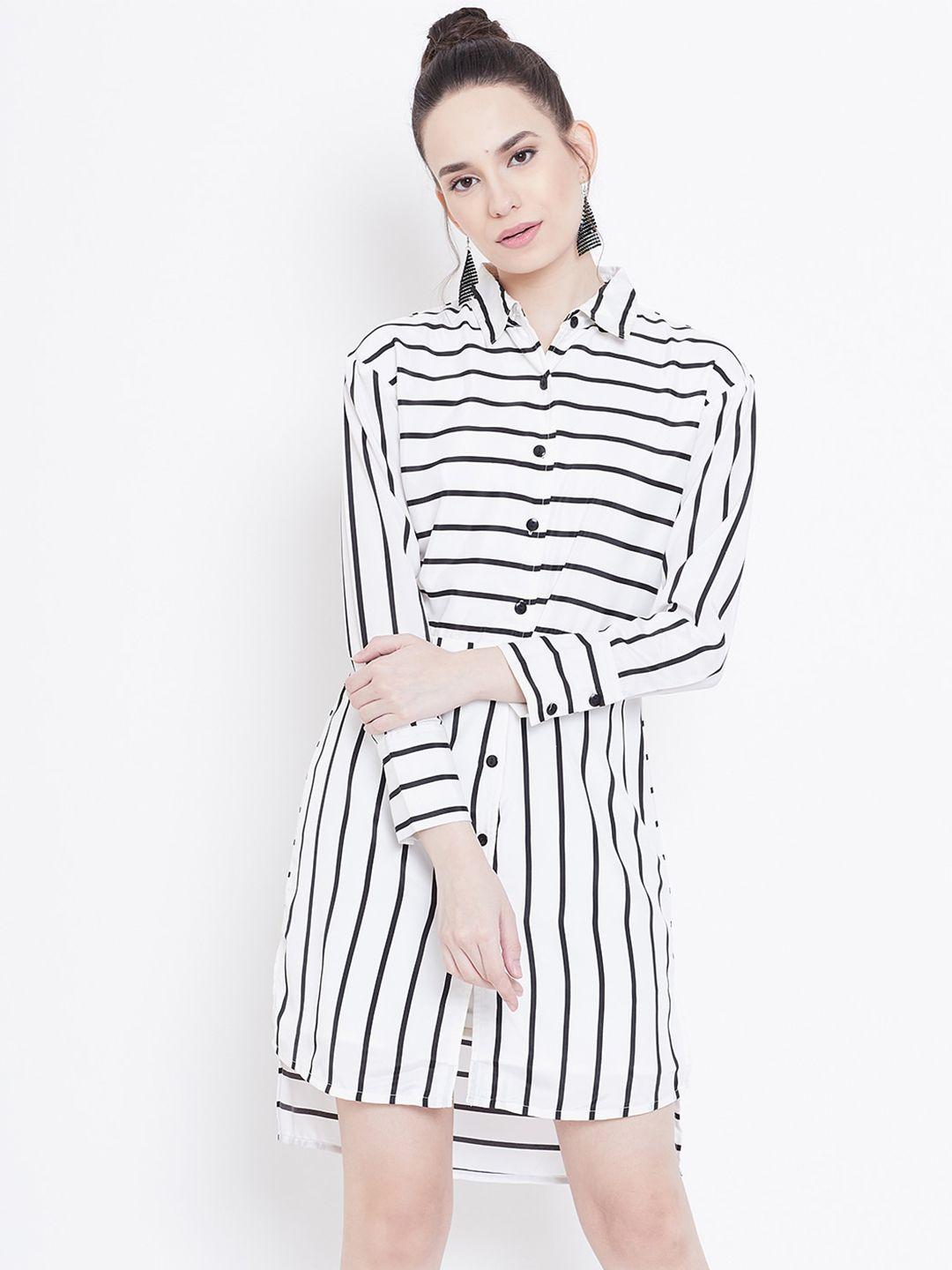 dodo & moa striped shirt dress