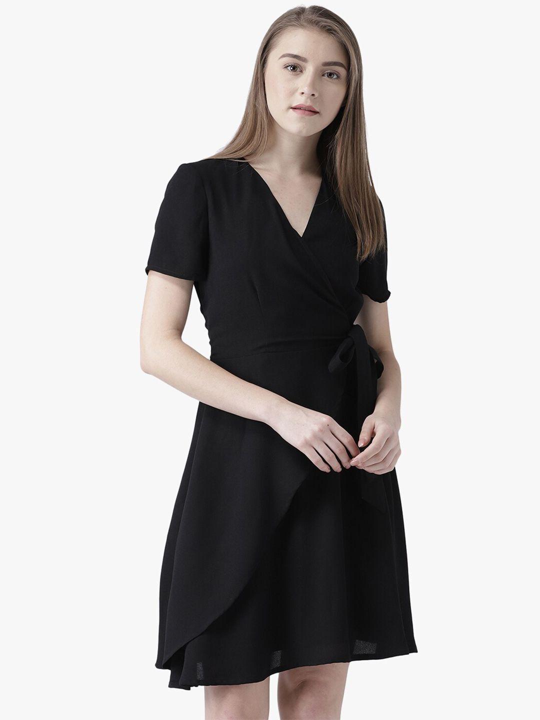 dodo & moa v-neck crepe dress