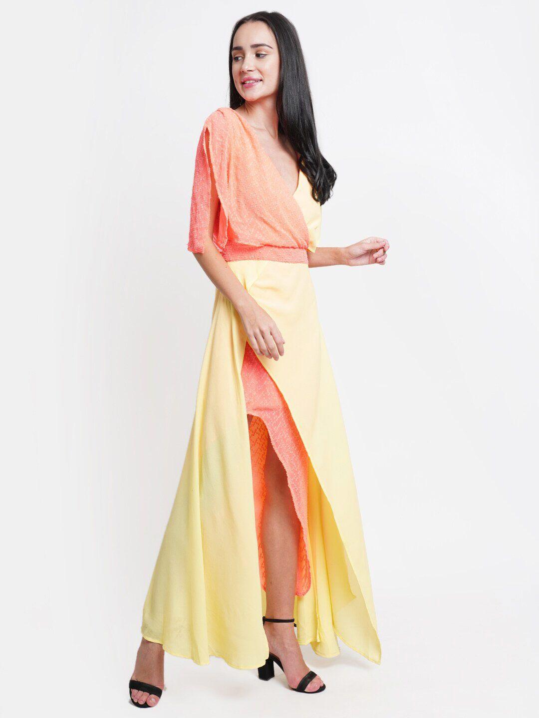 dodo & moa v-neck maxi dress