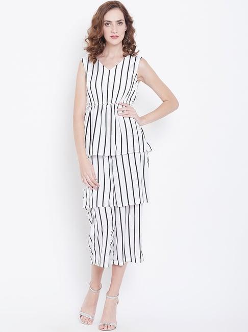 dodo & moa white printed jumpsuit