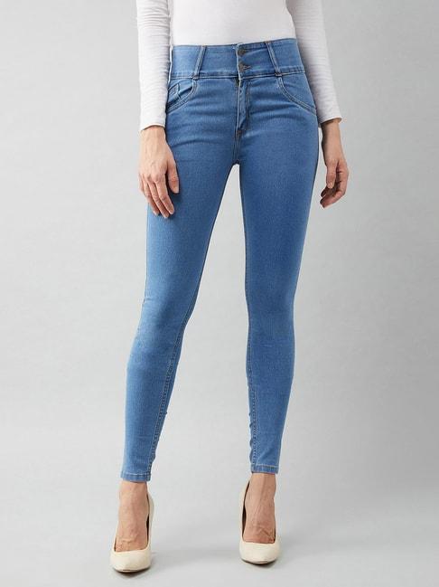 dolce crudo blue high rise jeans