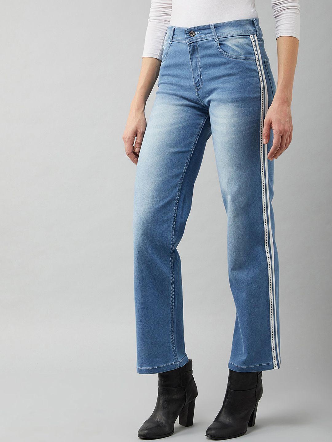 dolce crudo blue wide leg stretchable jeans