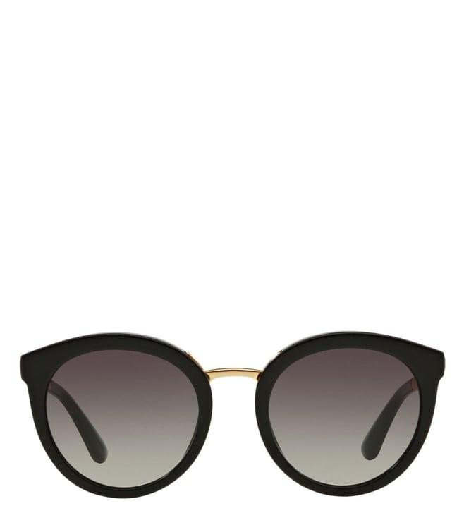 dolce & gabbana 0dg4268 dna uv protected round sunglasses for women
