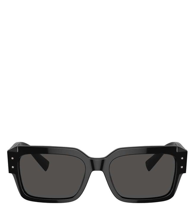 dolce & gabbana 0dg4460501/8756 grey uv protected square sunglasses for men