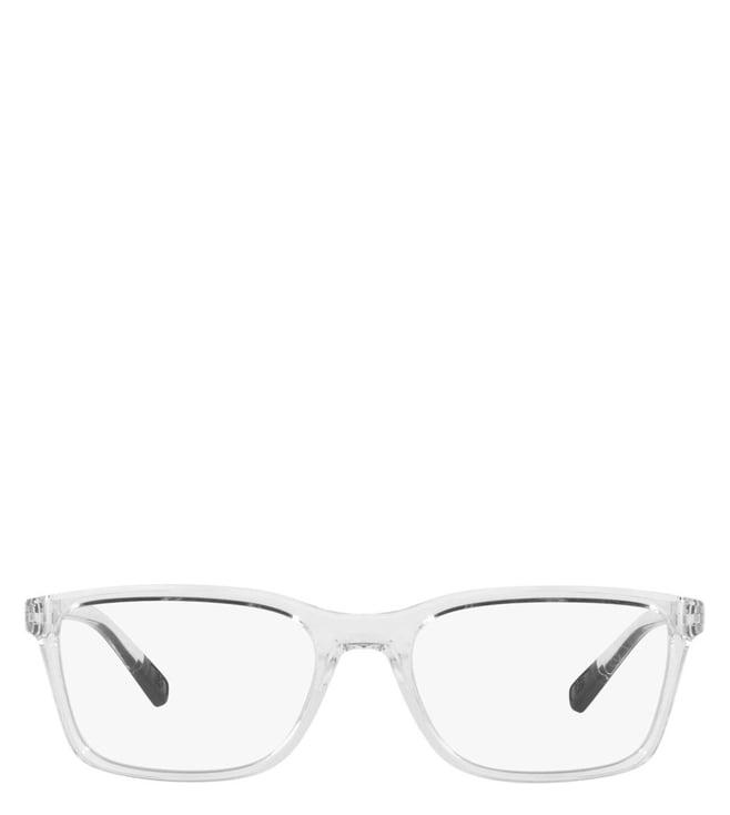 dolce & gabbana 0dg5091313355 clear active rectangular eye frames for men