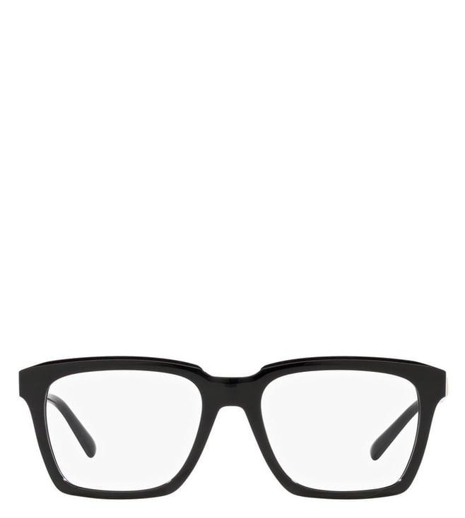 dolce & gabbana 0dg510450154 black smart square eye frames for men