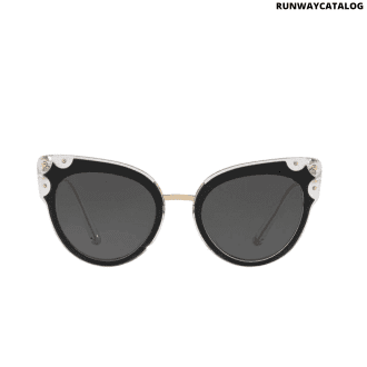 dolce & gabbana butterfly black gold sunglasses