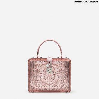 dolce & gabbana dolce box bag in cinderella sint glass