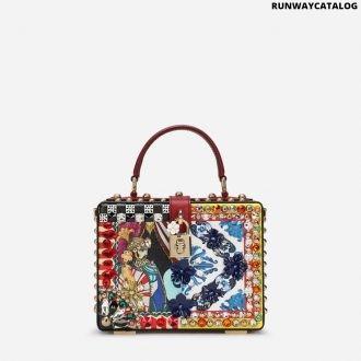 dolce & gabbana dolce box bag in dauphine calfskin