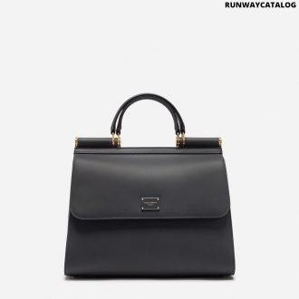 dolce & gabbana large calfskin sicily bag